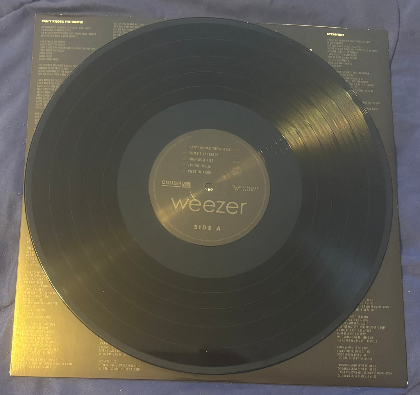 USED: Weezer - Black Album LP vinyl record