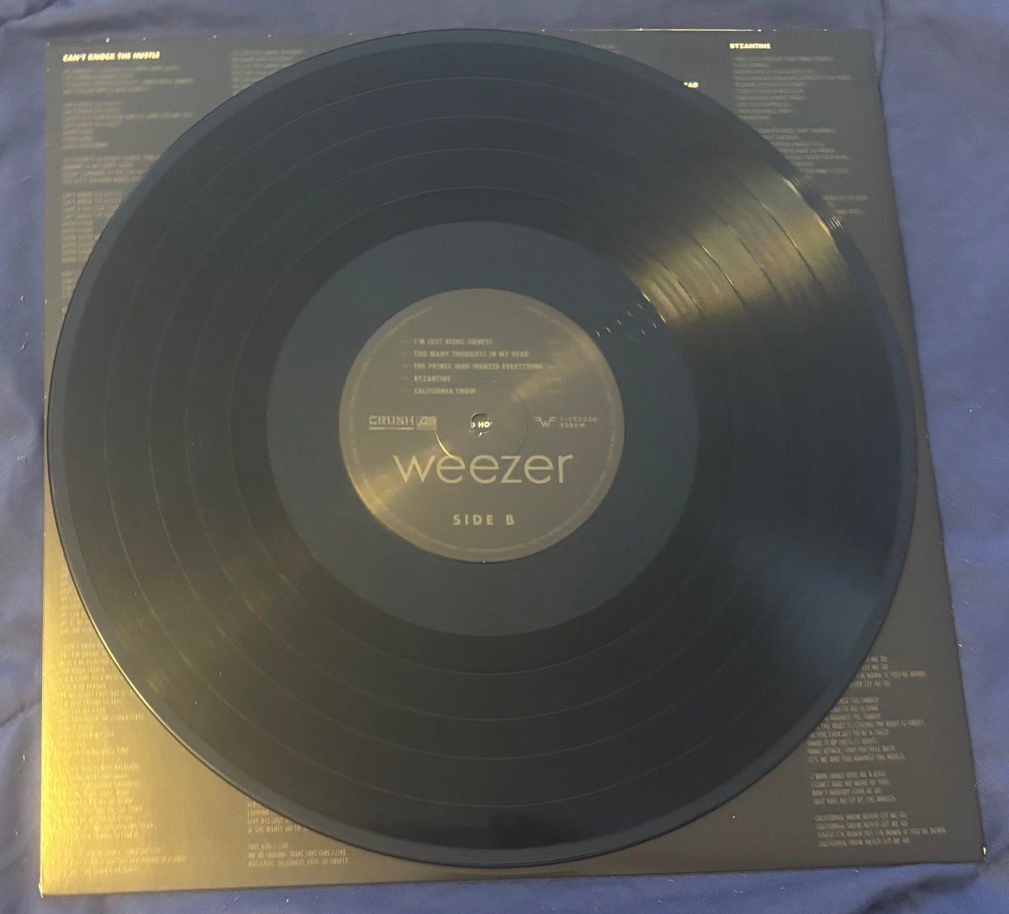 USED: Weezer - Black Album LP vinyl record