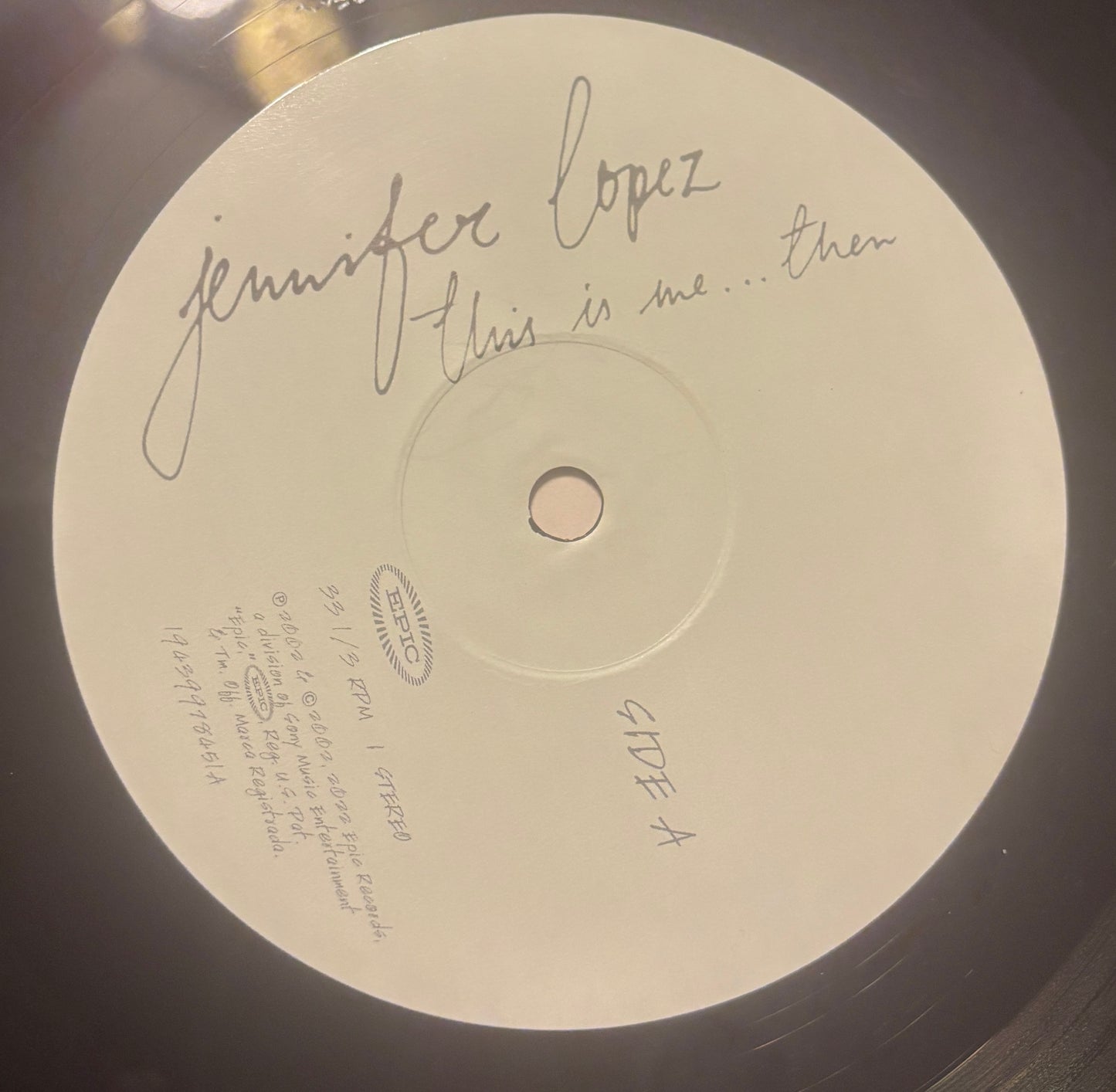 USED: Jennifer Lopez - This is Me...Then LP vinyl record