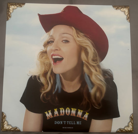 USED: Madonna - Don't Tell Me 12" single (2000 UK Pressing)