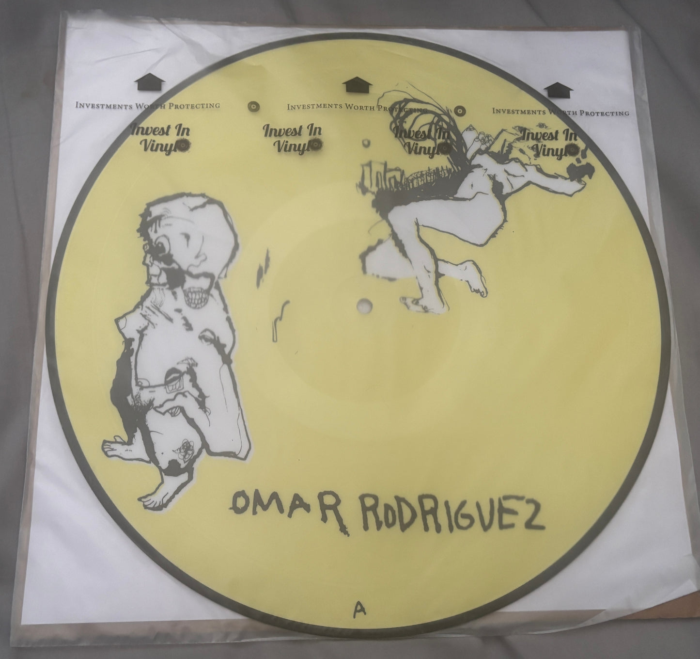 USED: Omar Rodriguez (of the Mars Volta) - Selt-titled LP vinyl picture disc record (2006 pressing Limited to 2000 and numbered)
