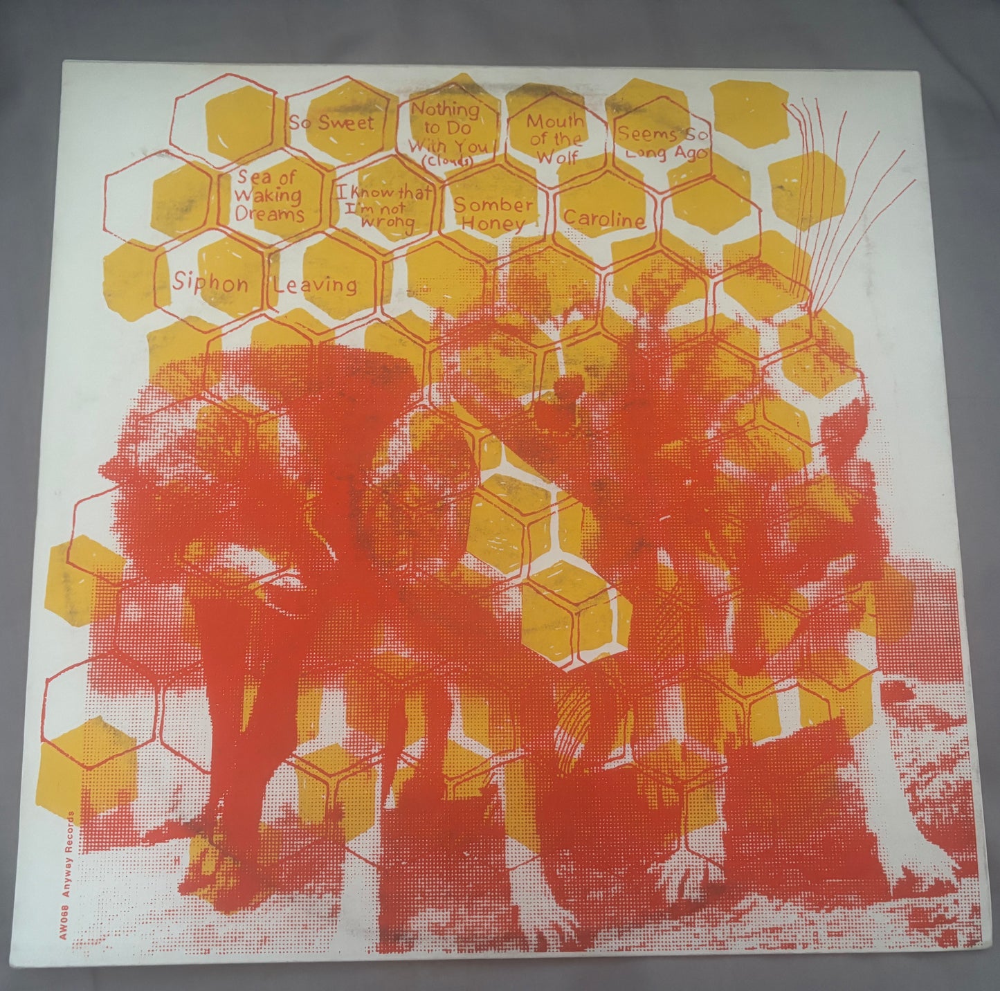 USED: The Whiles - Somber Honey LP translucent orange vinyl record
