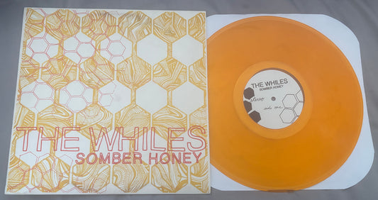 USED: The Whiles - Somber Honey LP translucent orange vinyl record