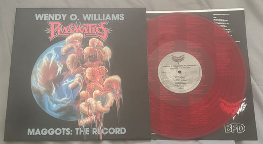 USED: Wendy O. Williams (of Plasmatics) - Maggots: The Record LP red vinyl (RSD BF 2023 pressing)