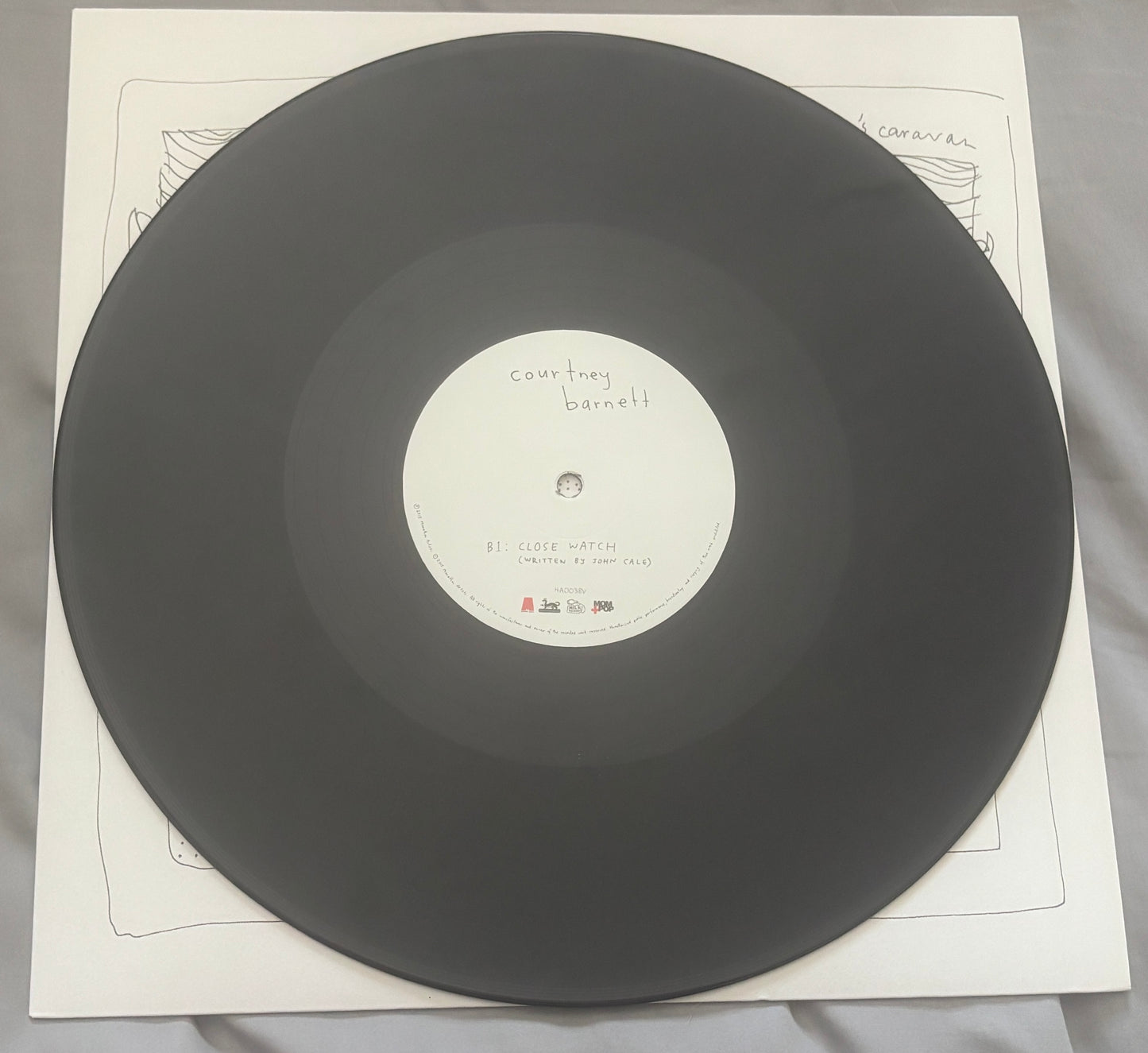 USED: Courtney Barnett - Kim's Caravan 12" single vinyl record (2015 RSD release)
