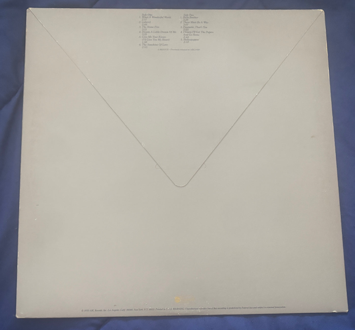 USED: Louis Armstrong - The ABC Collection LP vinyl record (original 1976 pressing)