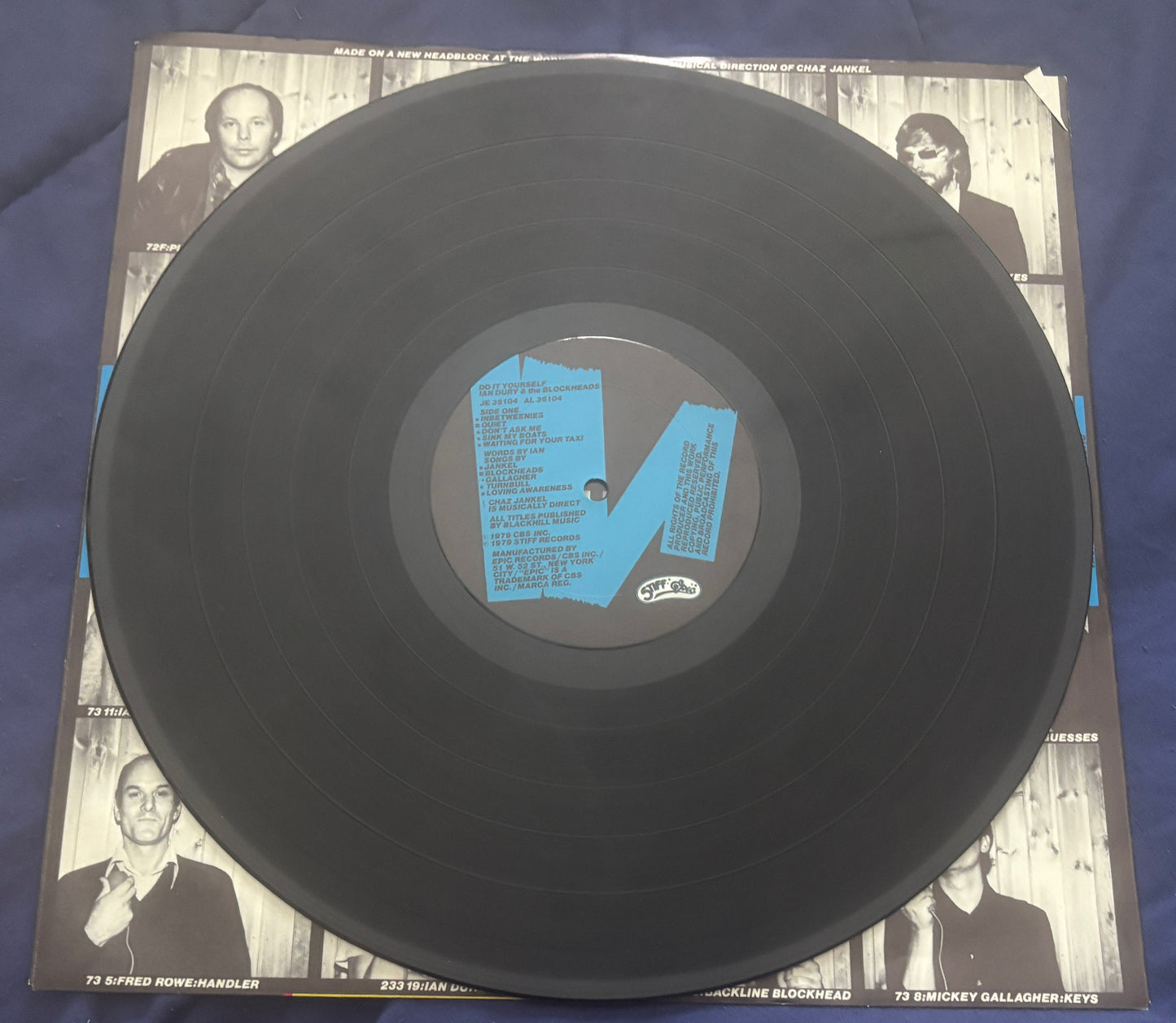 USED: Ian Dury & The Blockheads - Do It Yourself LP vinyl record (1979 pressing)