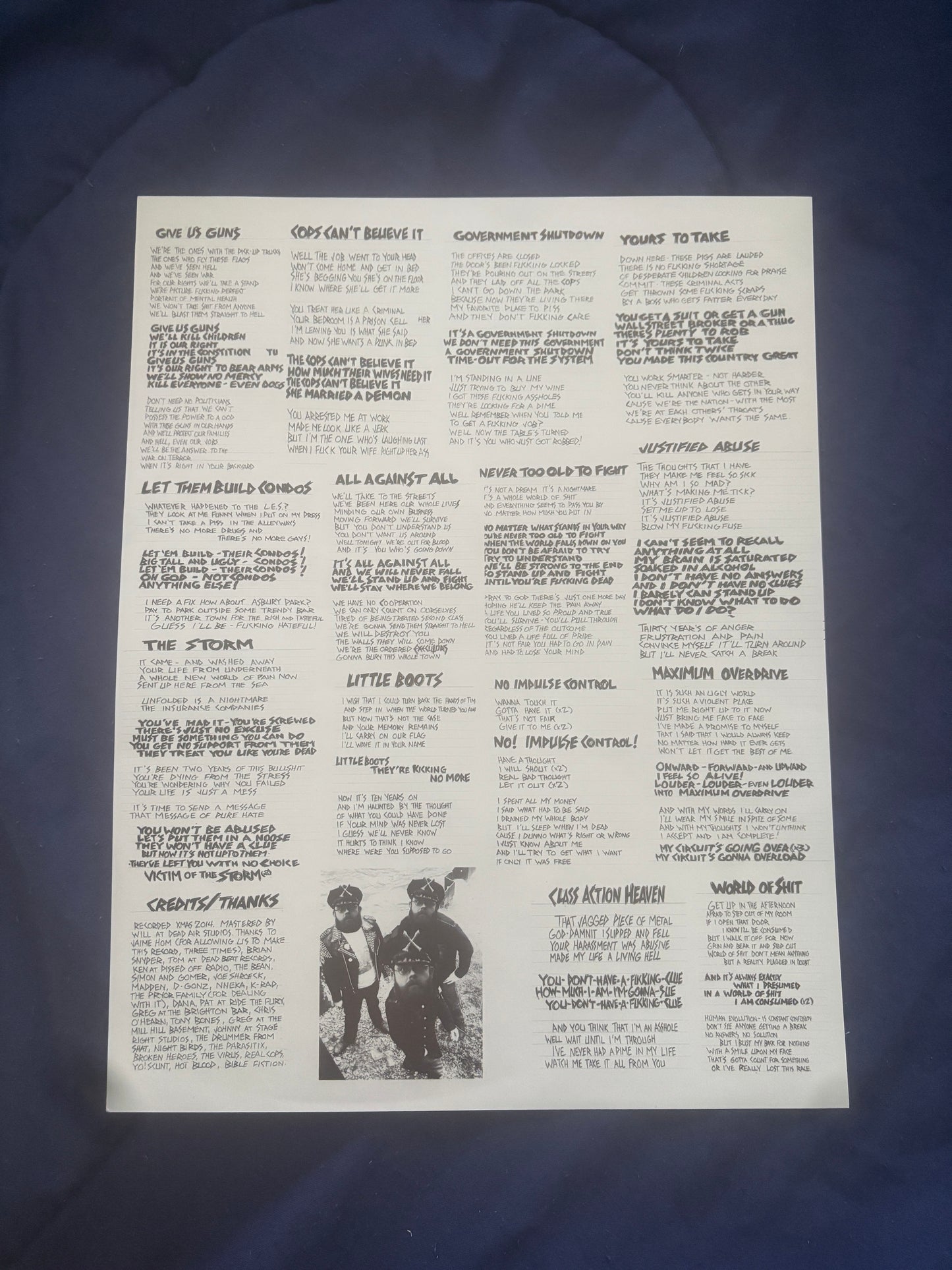 USED: Executors - All Against All LP vinyl record