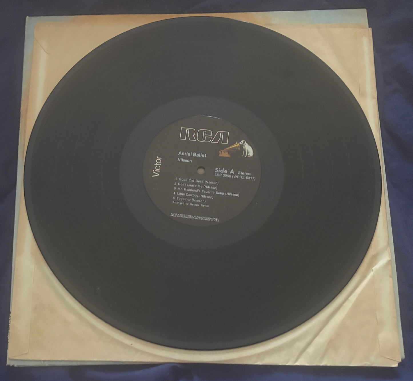 USED: Harry Nilsson - Aerial Ballet LP vinyl record (1976 repress)