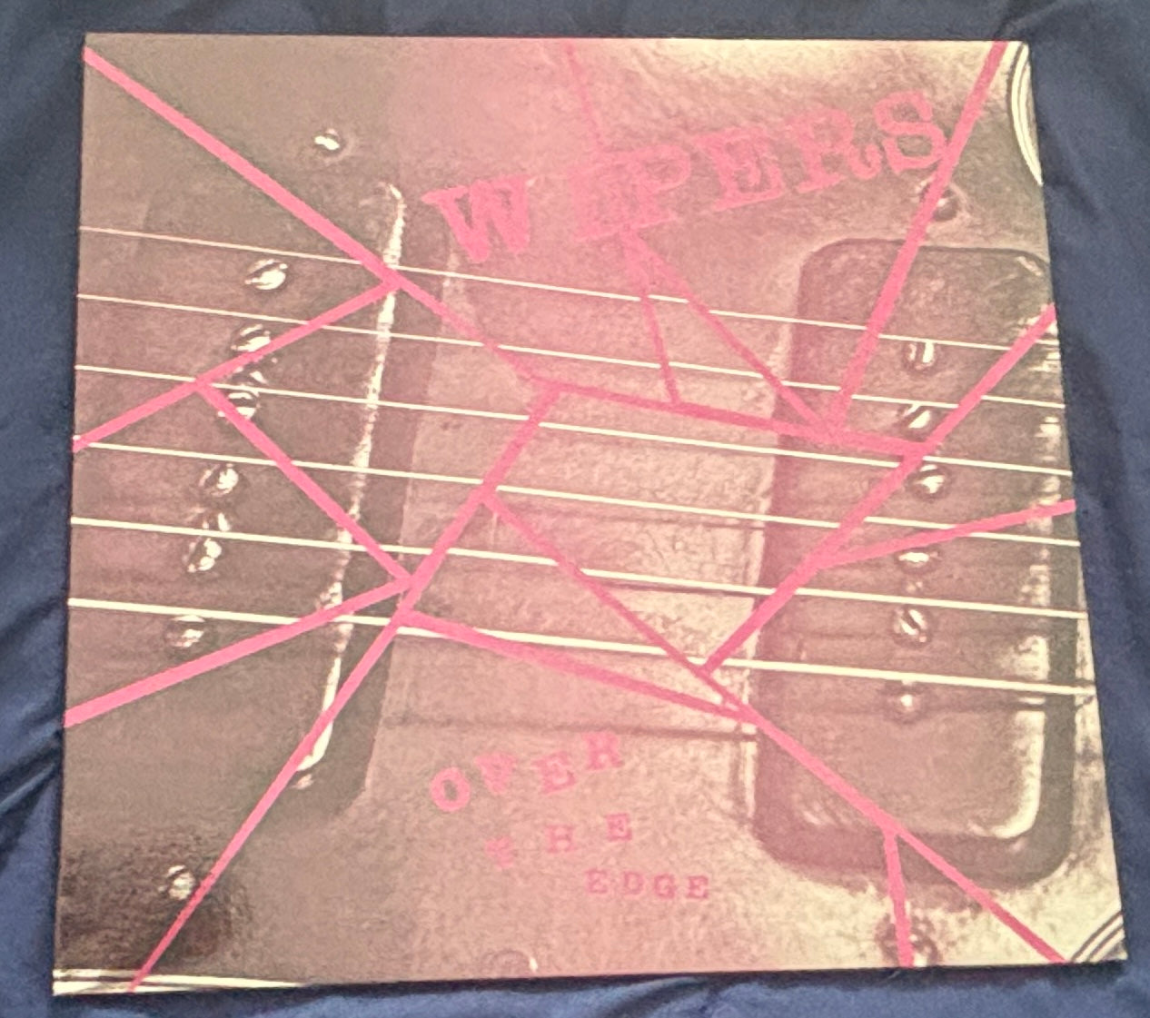 USED: Wipers - Over the Edge 2xLP red & pink vinyl record (2022 Anniversary reissue & RSD release)