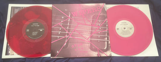 USED: Wipers - Over the Edge 2xLP red & pink vinyl record (2022 Anniversary reissue & RSD release)
