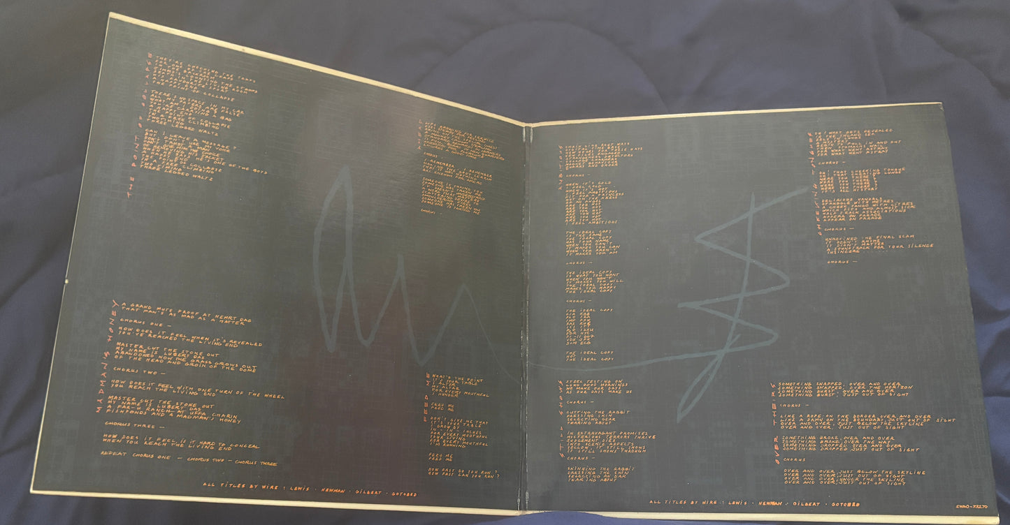USED: Wire - The Ideal Copy LP vinyl record (original 1987 US pressing)