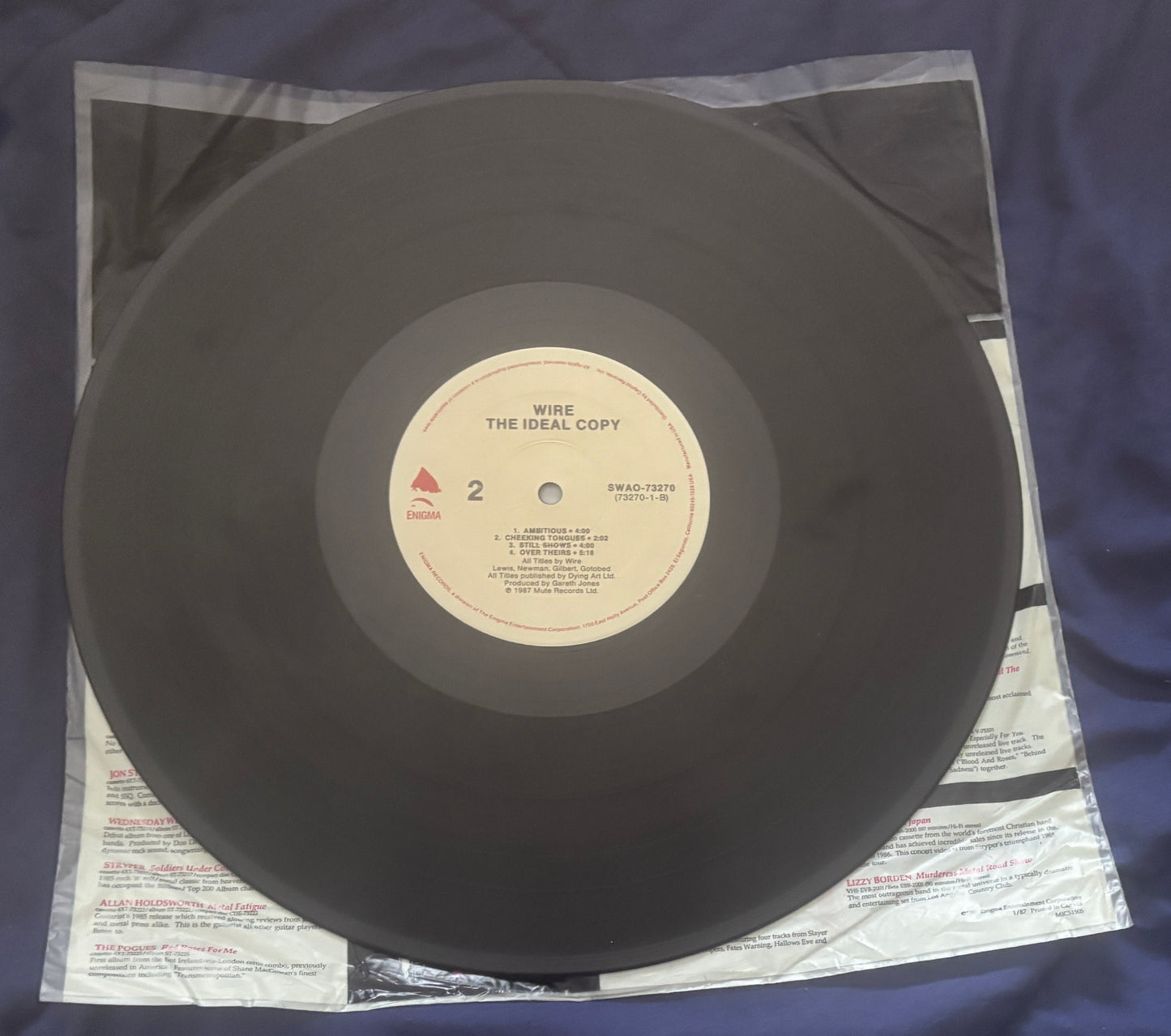USED: Wire - The Ideal Copy LP vinyl record (original 1987 US pressing)