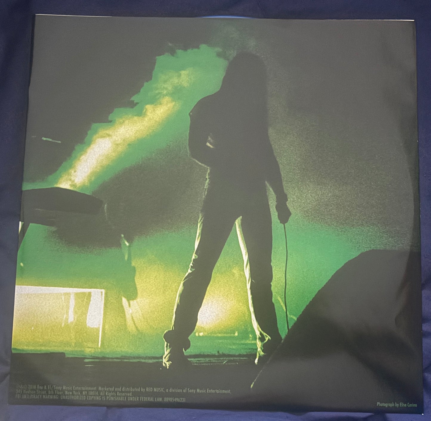 USED: Andrew W.K. - You're Not Alone 2xLP green and blue 180g vinyl record (2018 pressing)