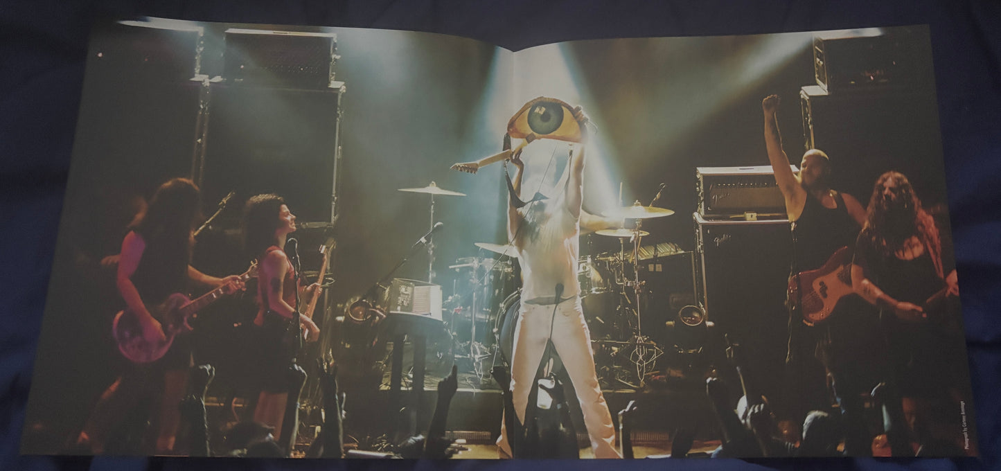USED: Andrew W.K. - You're Not Alone 2xLP green and blue 180g vinyl record (2018 pressing)