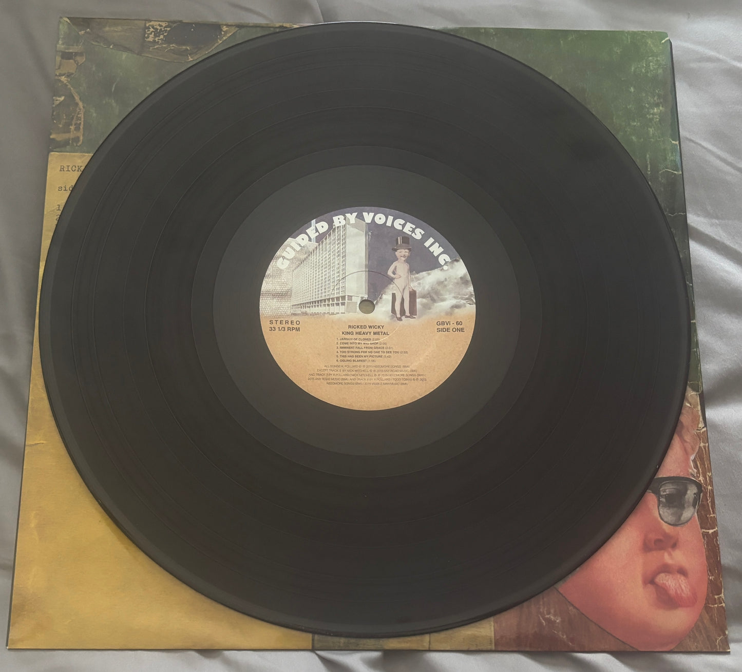 USED: Ricked Wicky - King Heavy Metal LP vinyl record (Limited to 1000 copies)