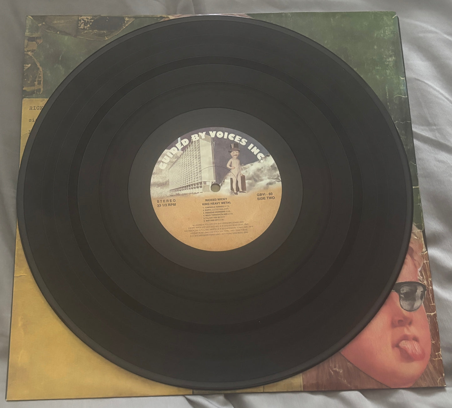 USED: Ricked Wicky - King Heavy Metal LP vinyl record (Limited to 1000 copies)