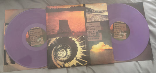 USED: The Mountain Goats - Life of the World to Come 2xLP purple vinyl record (Limited to 777 copies & numbered)