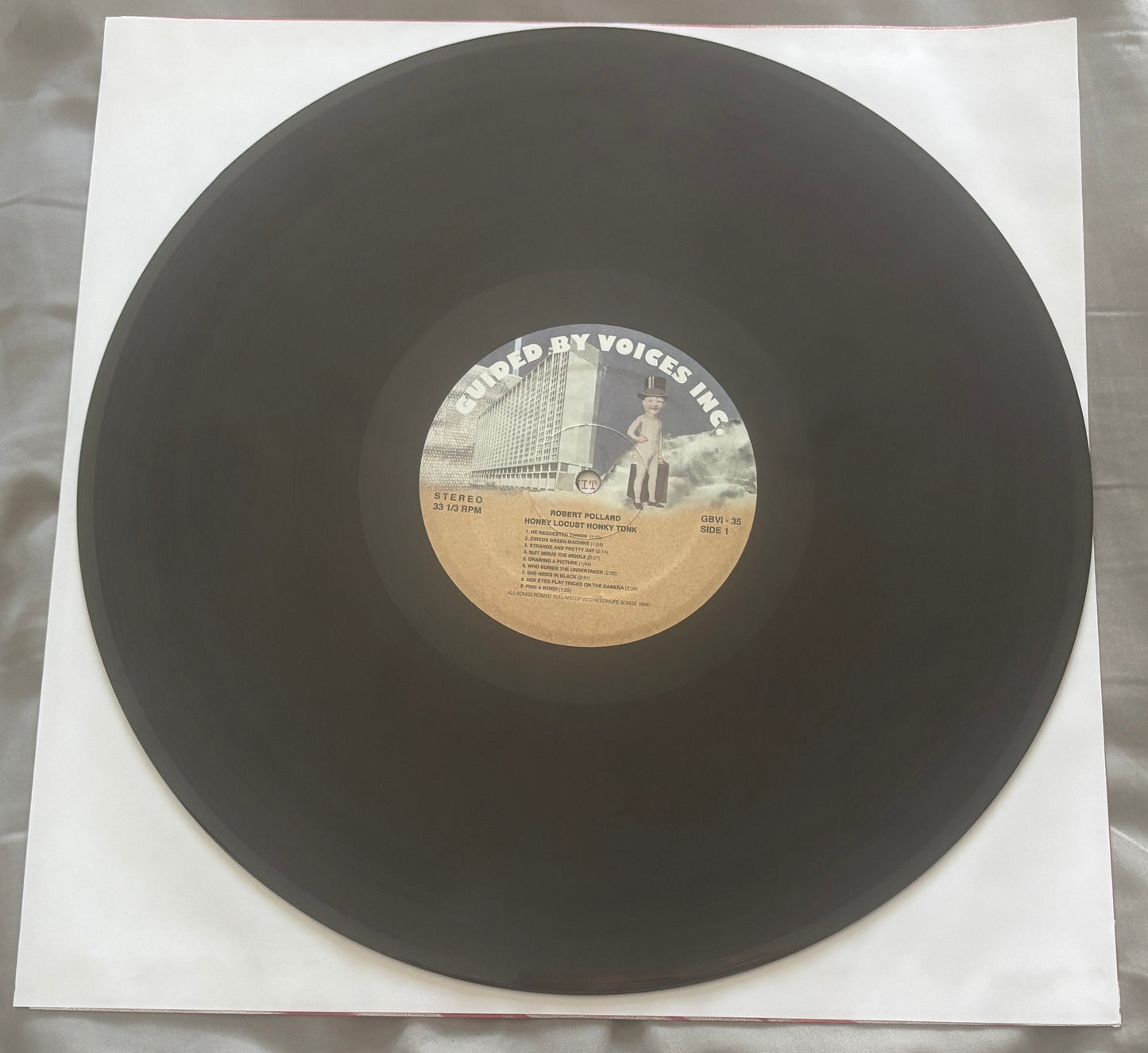 USED: Robert Pollard - Honey Locust Honky Tonk LP vinyl record (2013 pressing)