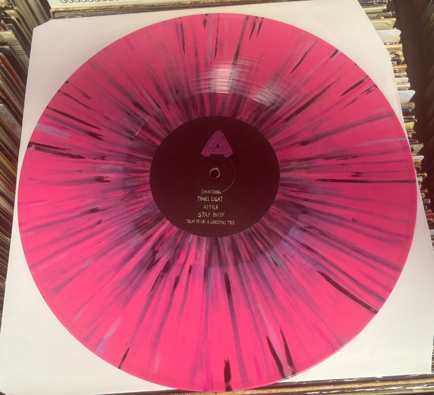 USED: Bandaid Brigade - I'm Separate LP pink splatter vinyl record (Smartpunk Exclusive)