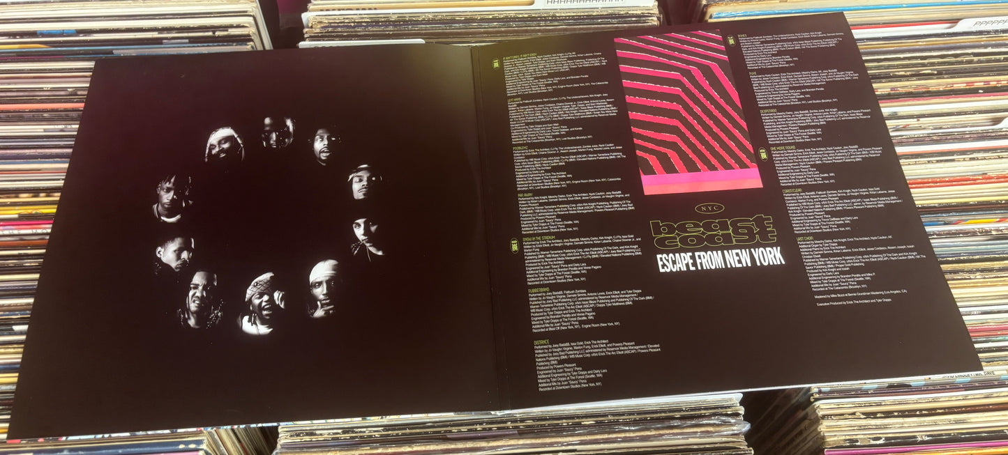 USED: Beast Coast - Escape From New York 2xLP orange vinyl record (2023 RSD BF release)