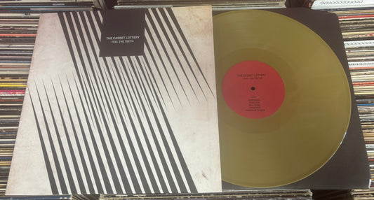 USED: The Casket Lottery - Feel the Teeth LP "Bell Penny Gold" vinyl record (Limited to 350)