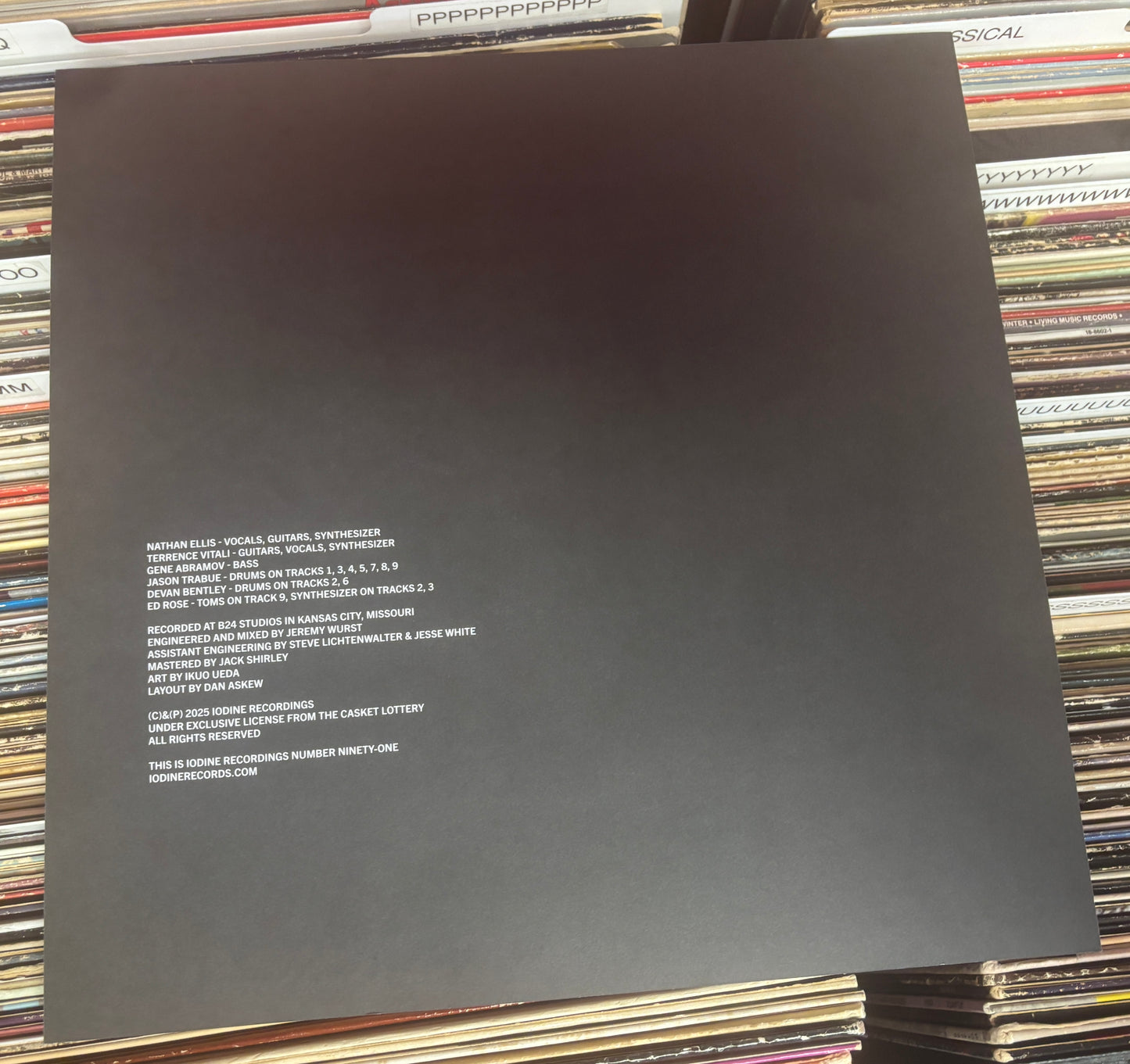 USED: The Casket Lottery - Feel the Teeth LP "Bell Penny Gold" vinyl record (Limited to 350)