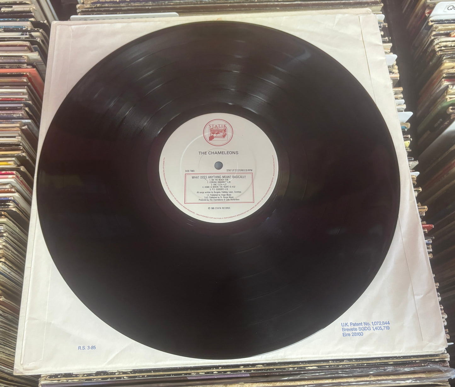 USED: The Chameleons - What Does Anything Mean? Basically LP vinyl record (original 1985 UK Pressing)