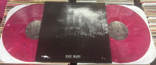 USED: Iwrestledabearonce - Hail Mary 2xLP opaque red vinyl record (2015 pressing)