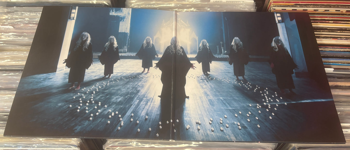 USED: In This Moment - Godmode LP vinyl record (translucent light blue)