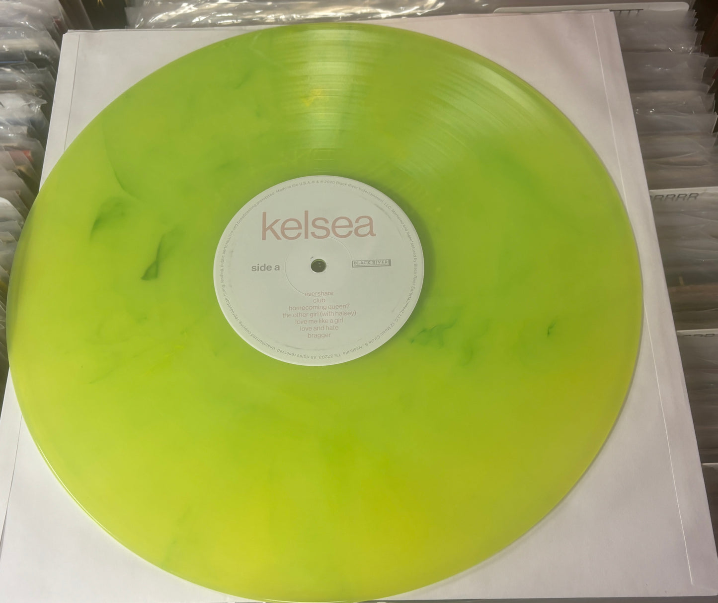 USED: Kelsea Ballerini - Kelsea LP green vinyl record