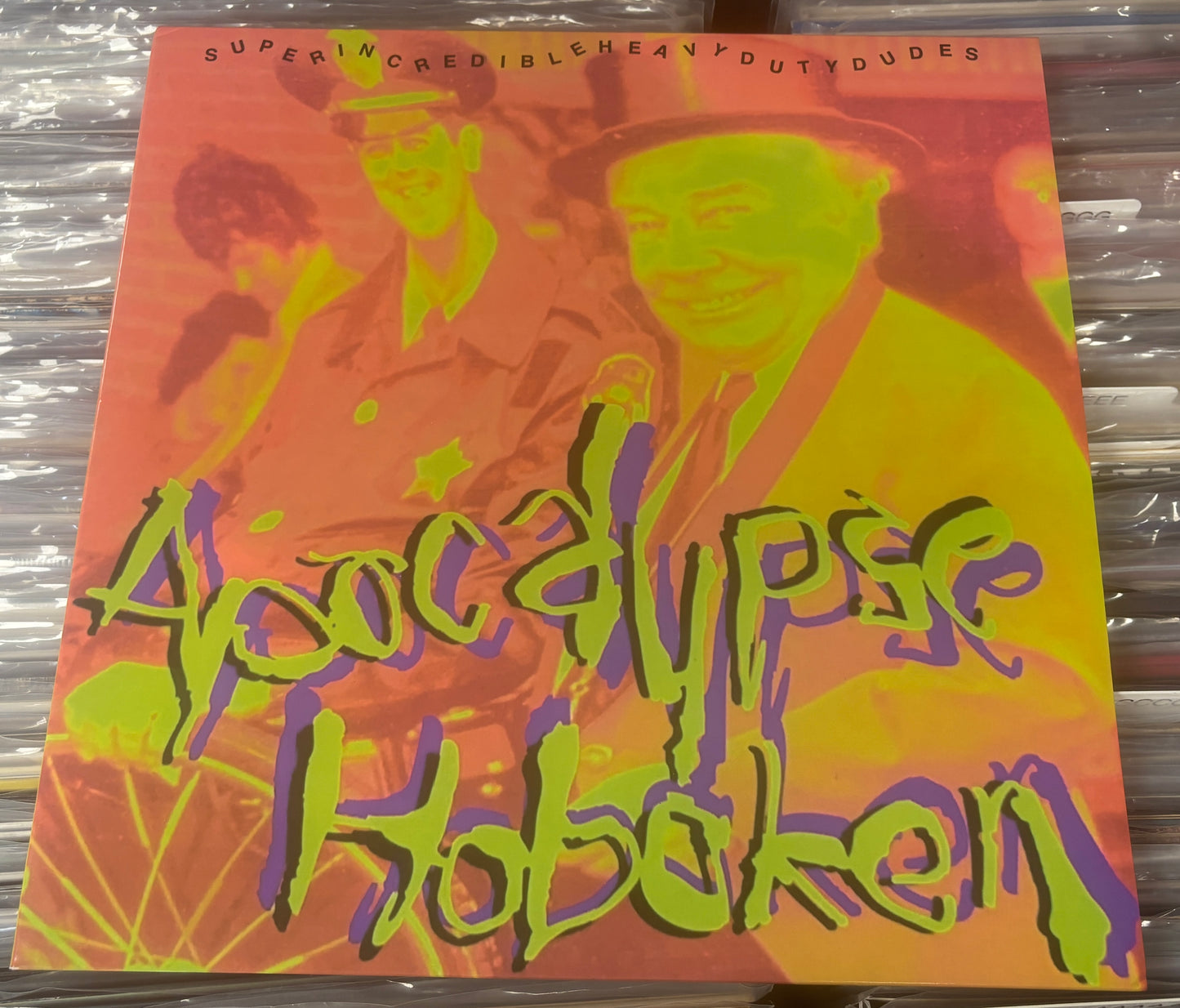 USED: Apocalypse Hoboken - Superincredibleheavydutydudes LP orange vinyl record