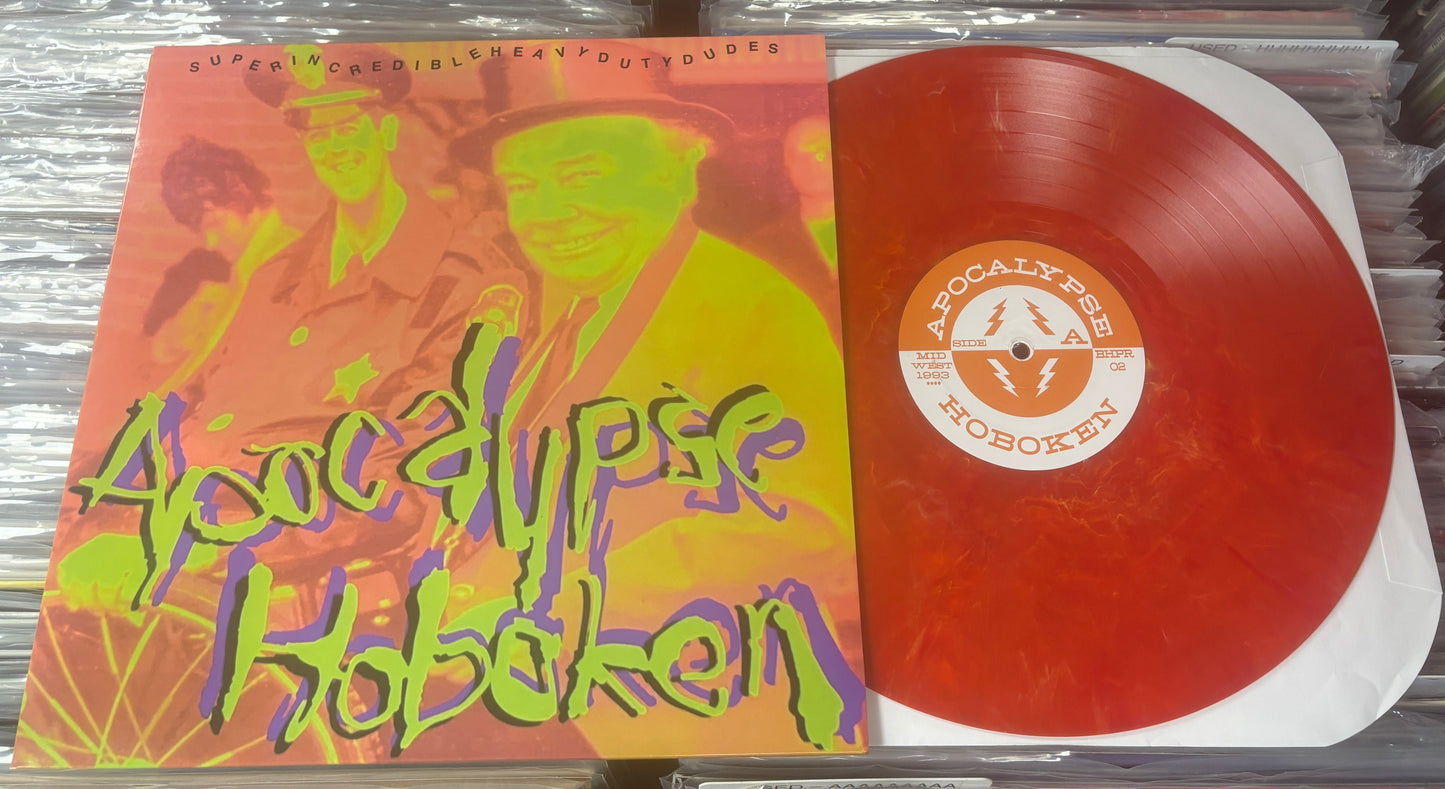 USED: Apocalypse Hoboken - Superincredibleheavydutydudes LP orange vinyl record