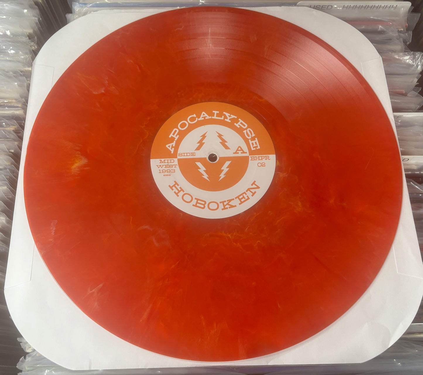 USED: Apocalypse Hoboken - Superincredibleheavydutydudes LP orange vinyl record