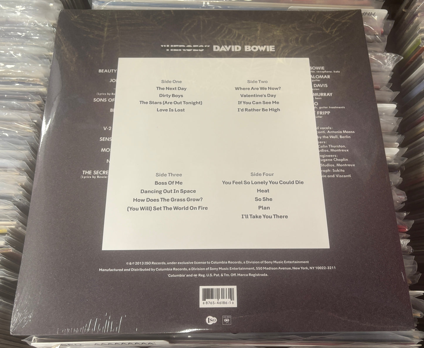 USED: David Bowie - The Next Day 2xLP 180g vinyl record (STILL SEALED)