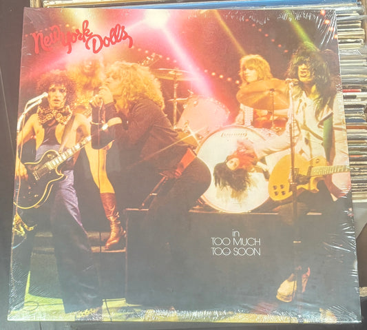 USED: New York Dolls - In Too Much Too Soon LP vinyl record (STILL SEALED)