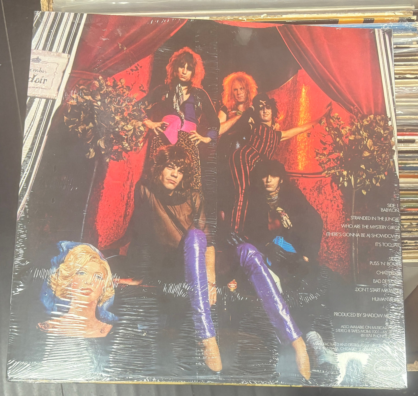 USED: New York Dolls - In Too Much Too Soon LP vinyl record (STILL SEALED)