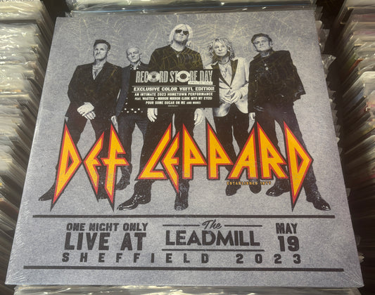 USED: Def Leppard - One Night Only: Live at the Leadmill 2023 LP silver vinyl record (STILL SEALED)
