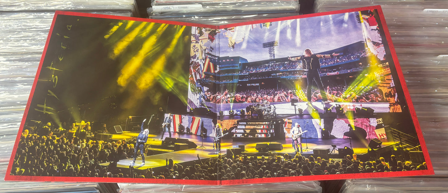 USED: Def Leppard - Hysteria Live! 2xLP clear vinyl record