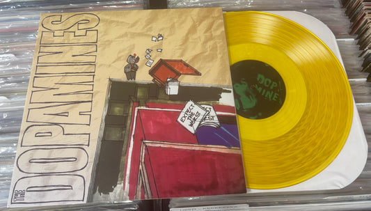 USED: The Dopamines - Expect the Worst LP beer colored vinyl record