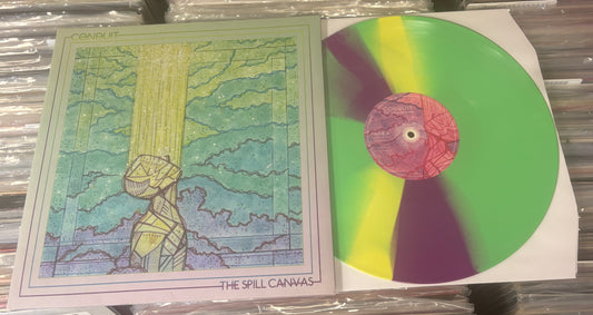 USED: The Spill Canvas - Conduit LP vinyl record (green/ yellow/ purple twist colored vinyl)