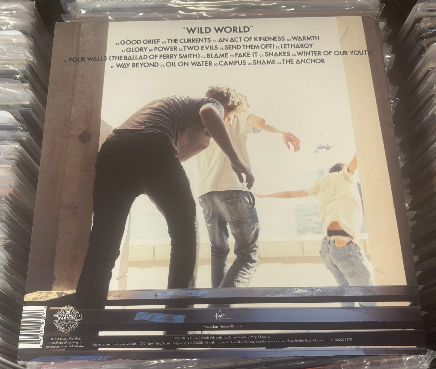 USED: Bastille - Wild World 2xLP 180g vinyl record (2016 pressing)