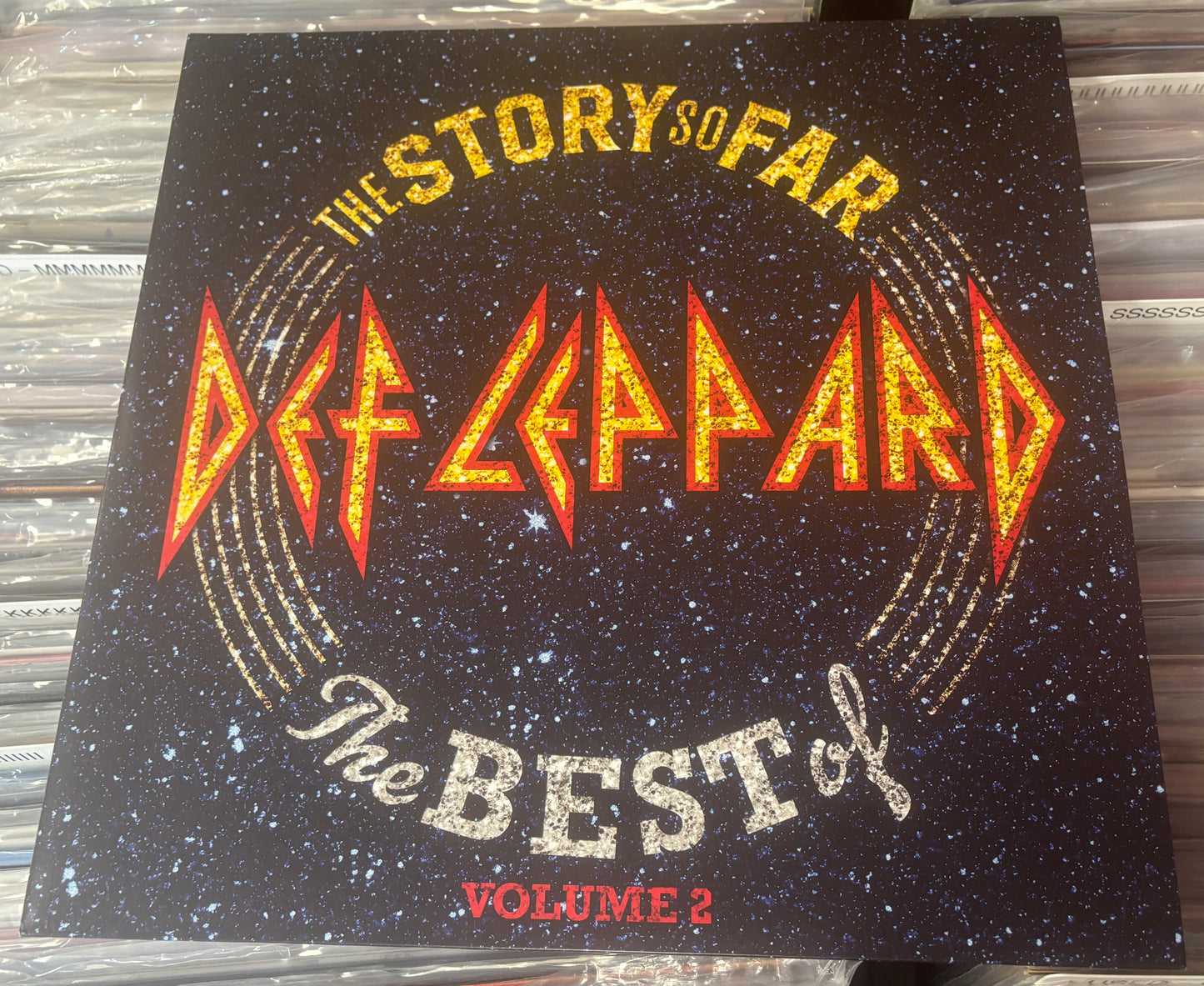 USED: Def Leppard - The Story So Far: The Best of Volume 2 double LP vinyl record