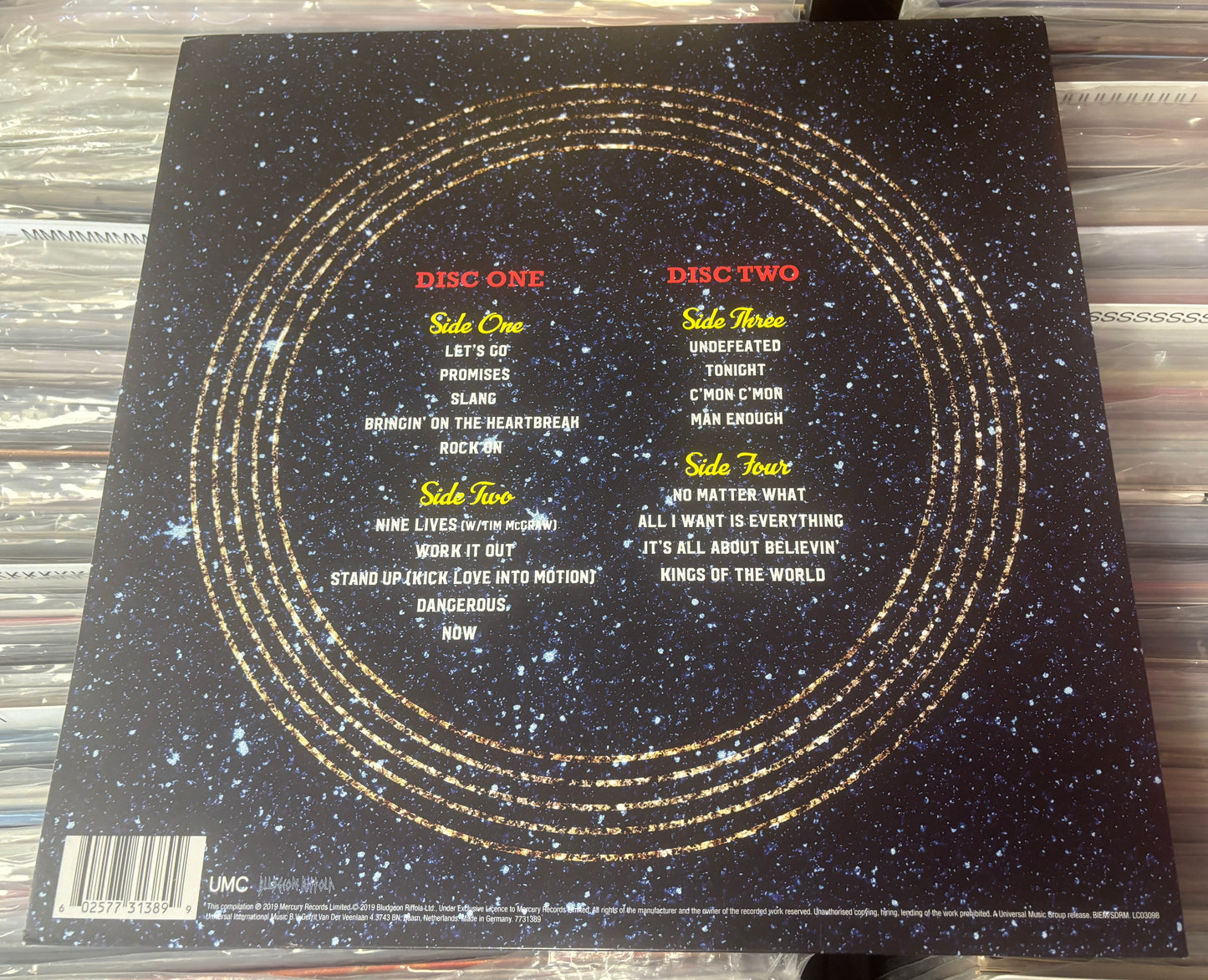 USED: Def Leppard - The Story So Far: The Best of Volume 2 double LP vinyl record