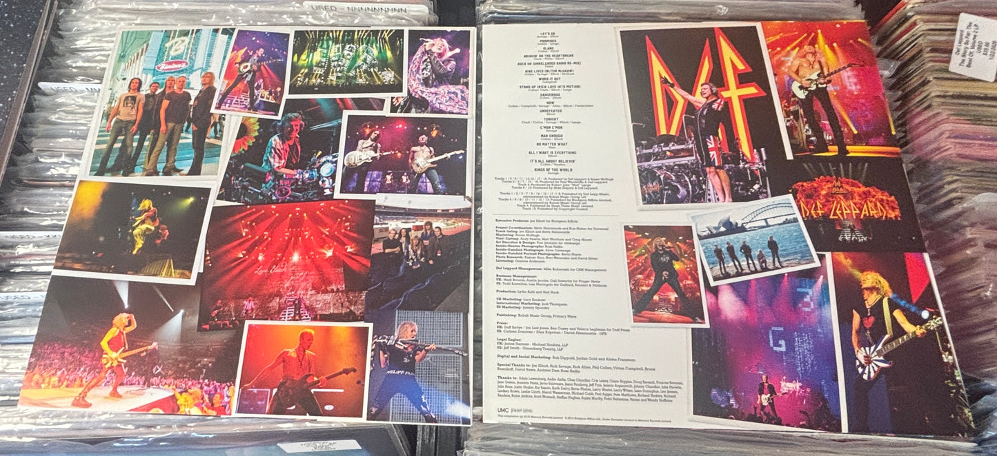 USED: Def Leppard - The Story So Far: The Best of Volume 2 double LP vinyl record
