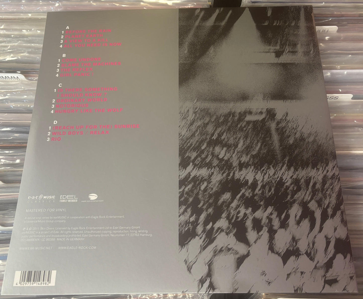USED: Duran Duran - Live 2011:  A Diamond in the Mind 2xLP vinyl record