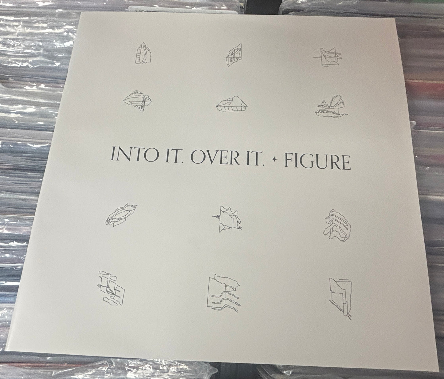 USED: Into It. Over It. - Figure 2xLP Limited Edition clear vinyl record