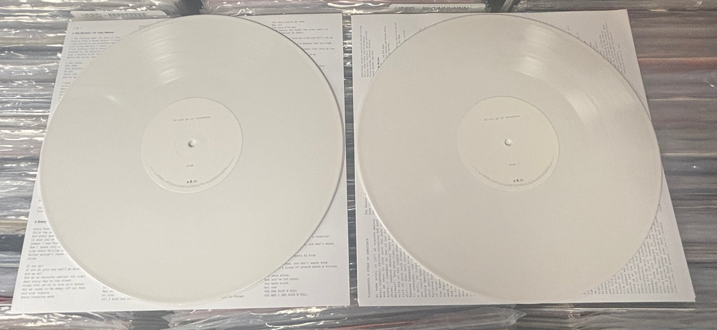 USED: U2 - Songs of Innocence 2xLP white vinyl record