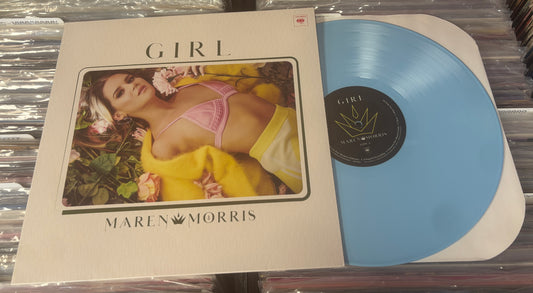 USED: Maren Morris - Girl LP opaque powder blue vinyl record