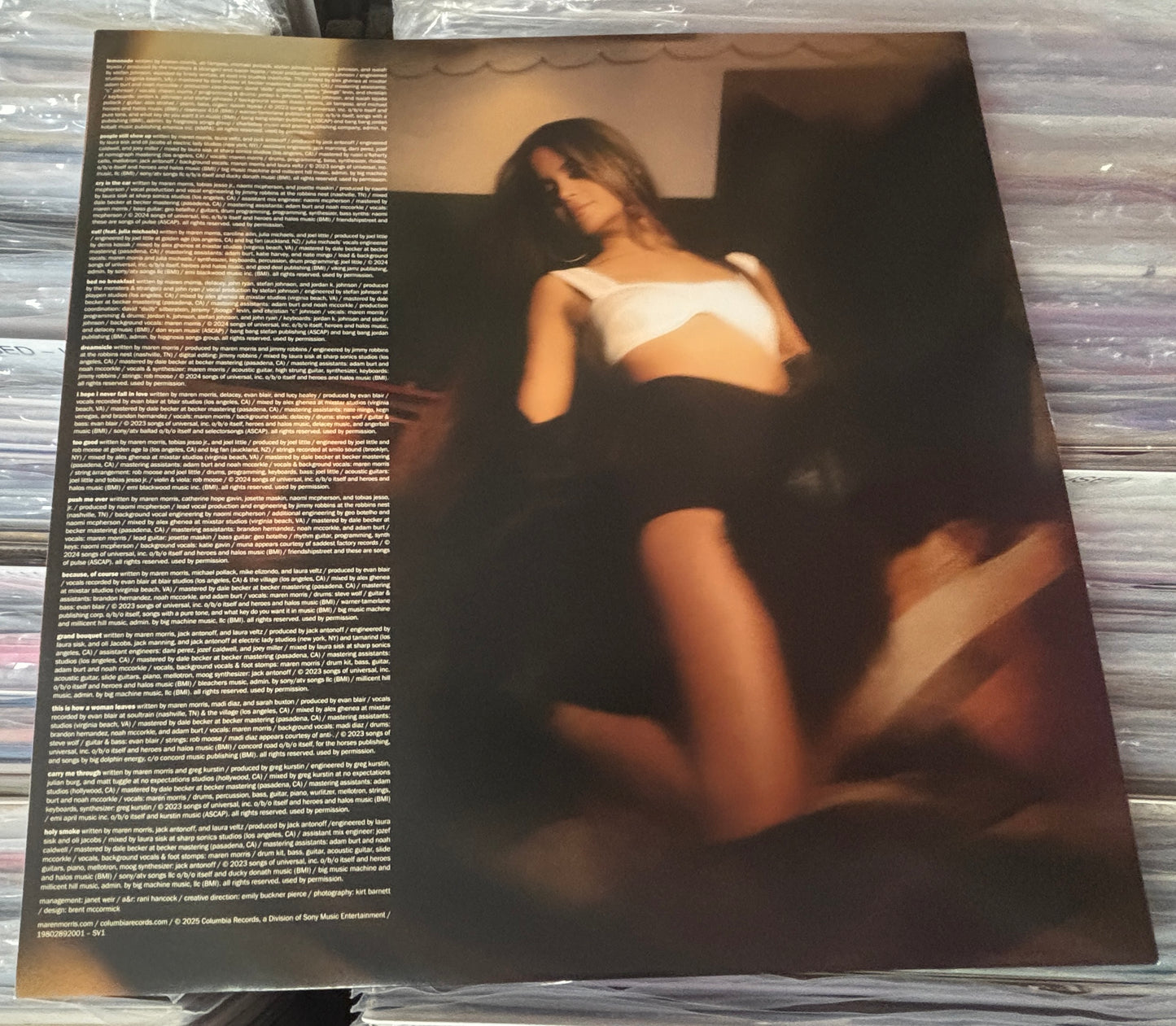 USED: Maren Morris - Dreamsicle LP translucent orange vinyl record